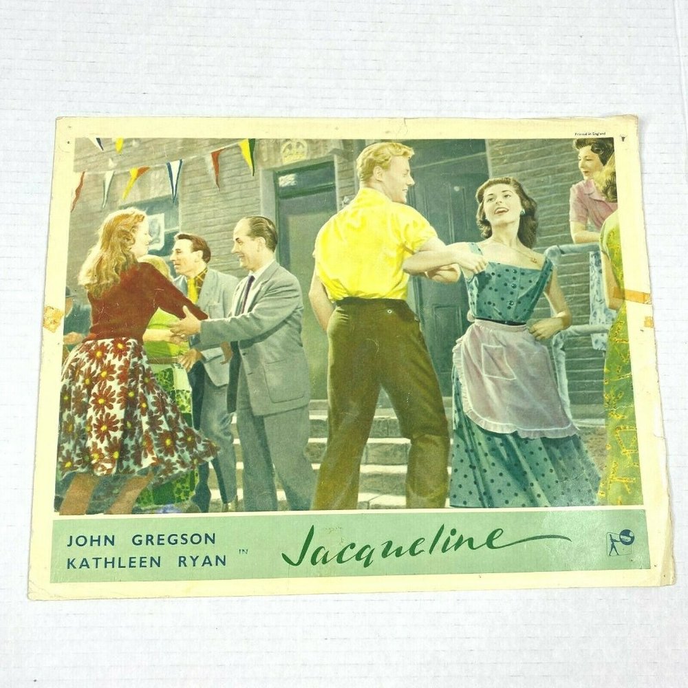 Jacqueline 1956 Rank Lobby Card Movie Poster John Gregson Kathleen Ryan British